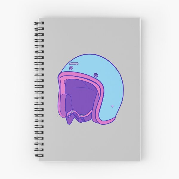 Aperçu de l'œuvre Casque Bump Cap Neon Blue Purple 1990 vintage créée et vendue par SketchEguy.
