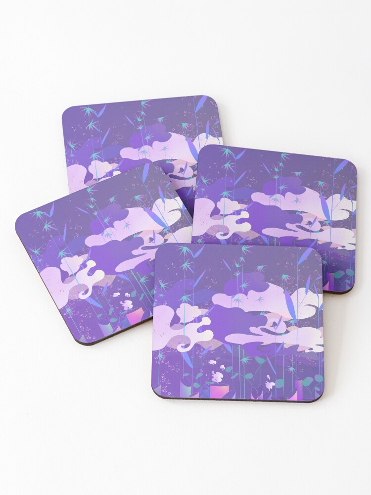 Thumbnail 1 of 5, Coasters (Set of 4), DREAM FACTORY designed and sold by TAPIOCACLUB.