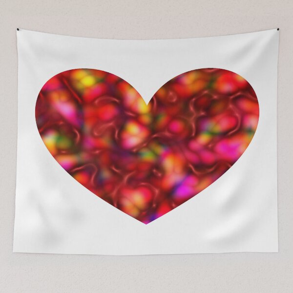 Item preview, Red Glowing Heart designed and sold by universewitness.