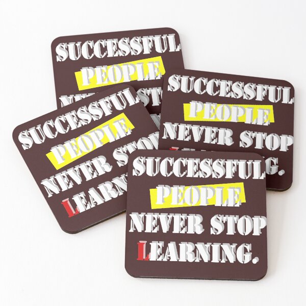 Item preview, Successful people never stop earning / learning designed and sold by smoky3334.
