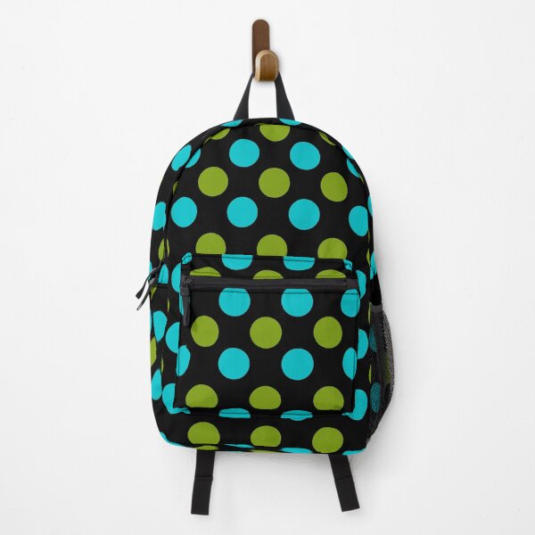 Item preview, Retro Green and Blue Polka Dot Pattern designed and sold by ChelleCreate.
