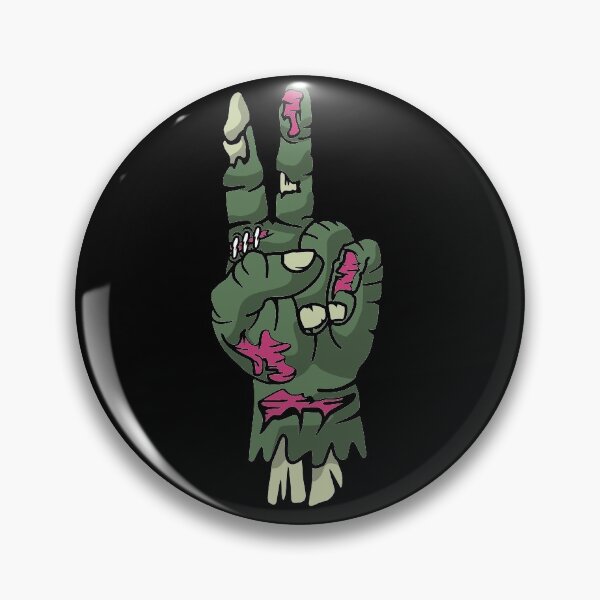 Item preview, Zombie Peace Hand || Cartoon Illustration designed and sold by Ninjawhere.