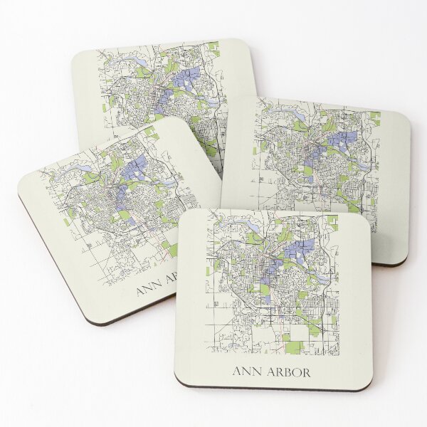 Item preview, Map of Ann Arbor designed and sold by Medajor.
