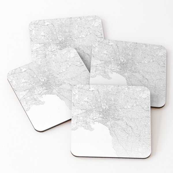 Item preview, Melbourne Map, Art Print By LandSartprints designed and sold by LandSartprints.