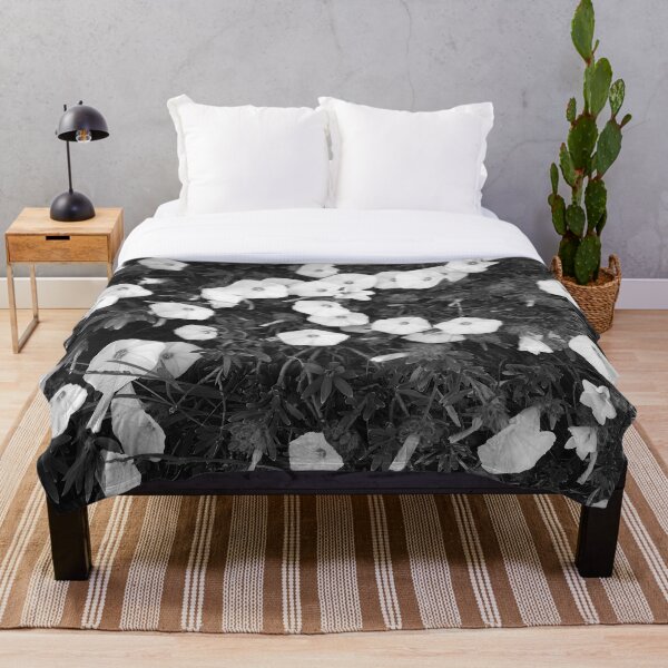 Item preview, White Flowers - Black and White Photography designed and sold by FuglyArt.