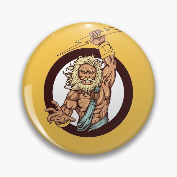 Item preview, Zeus || Cartoon Illustration designed and sold by Ninjawhere.