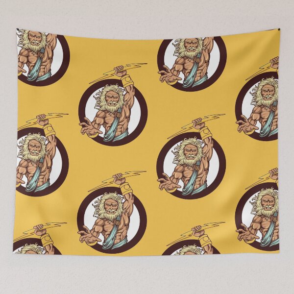 Item preview, Zeus || Cartoon Illustration designed and sold by Ninjawhere.