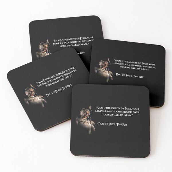 Item preview, Copy of The Rat Quote "Mighty De Puce?" designed and sold by Thorkill the Red.