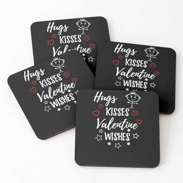 Item preview, Hugs Kisses Valentine Wishes Valentine's Day designed and sold by shirleyfinley.