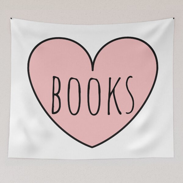 Item preview, I Love Books - Pink Heart designed and sold by KarolinaPaz.
