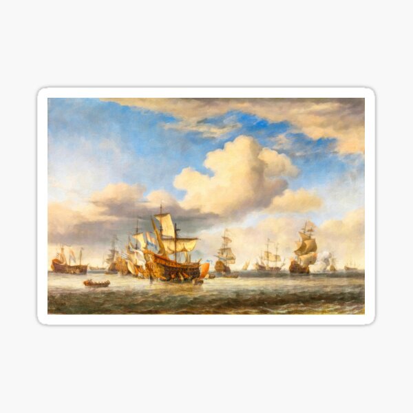 The Four Days' Battle 1666 - the Greatest Sea Fight of the Age of Sail Sticker