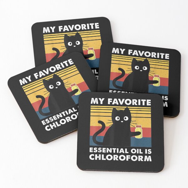 Item preview, My Favorite Essential Oil Is Chloroform Funny Cat Gift designed and sold by shirleyfinley.
