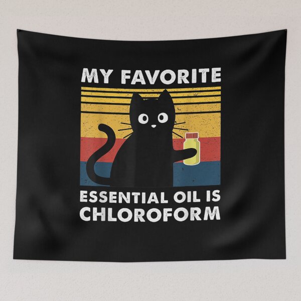 Item preview, My Favorite Essential Oil Is Chloroform Funny Cat Gift designed and sold by shirleyfinley.