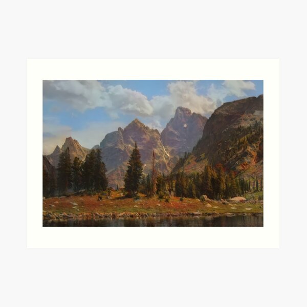 Tetons Art Print