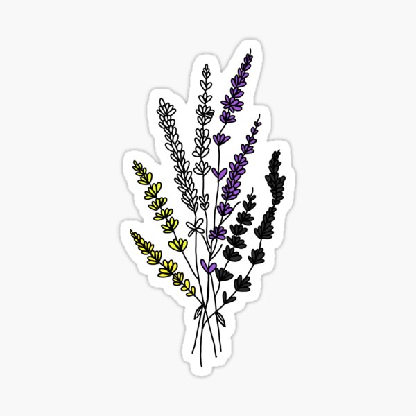 Item preview, Non Binary Pride Floral designed and sold by justchemicals.
