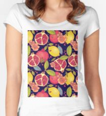 Mysterious tropical garden. Women's Fitted Scoop T-Shirt