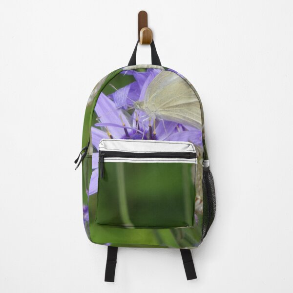 Item preview, Butterfly on purple flowers designed and sold by Trueselfart.