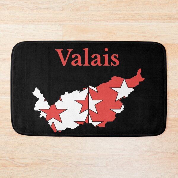 Item preview, Valais Canton Map Flag, Switzerland designed and sold by marosharaf.