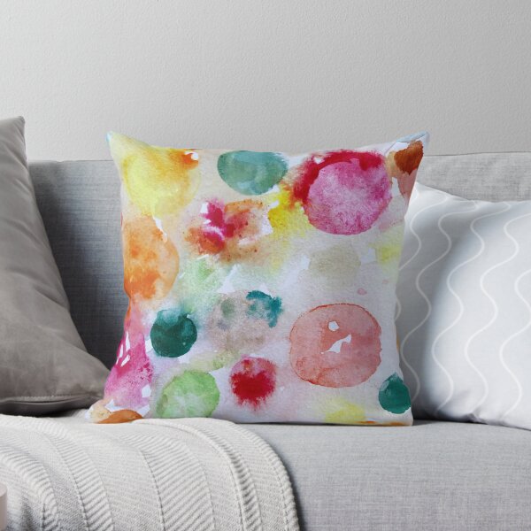 Bubbles Throw Pillow