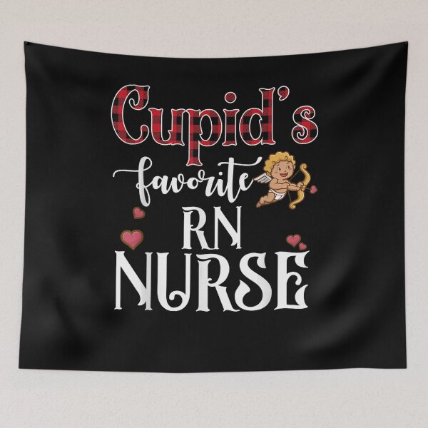 Item preview, Valentine Day Cupid Favorite Rn Nurse Buffalo Plaid designed and sold by shirleyfinley.