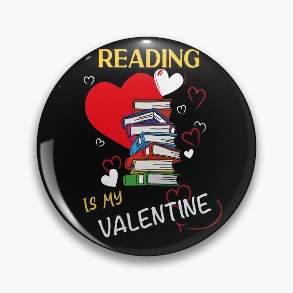 Item preview, Reading is my Valentine designed and sold by orangeblue21.