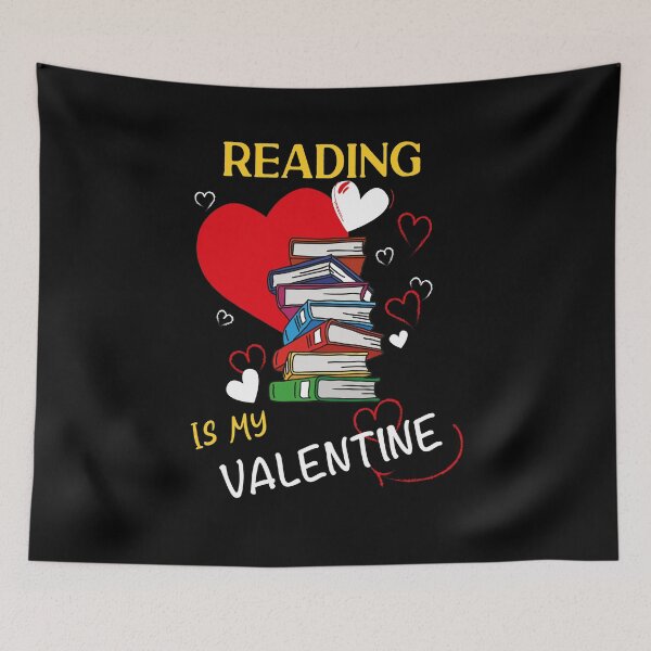 Item preview, Reading is my Valentine designed and sold by orangeblue21.