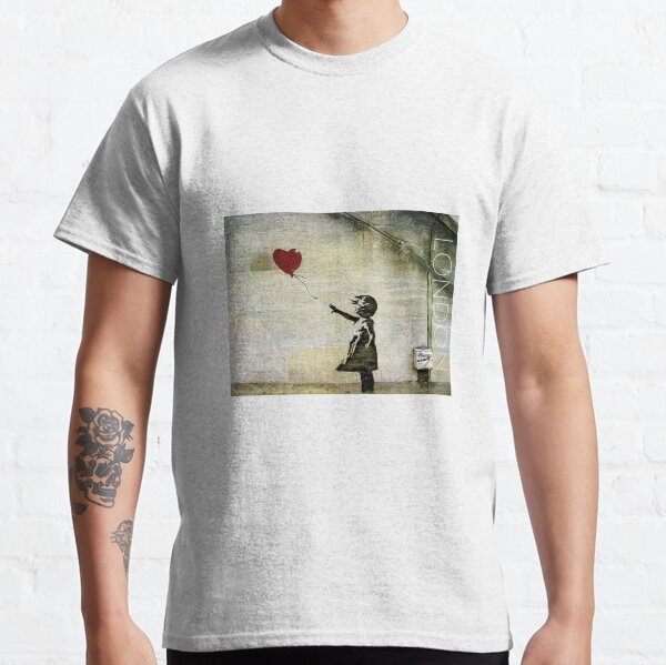 Banksy's Girl with a Red Balloon Classic T-Shirt