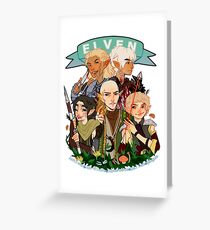 Dragon Age Elves Greeting Card