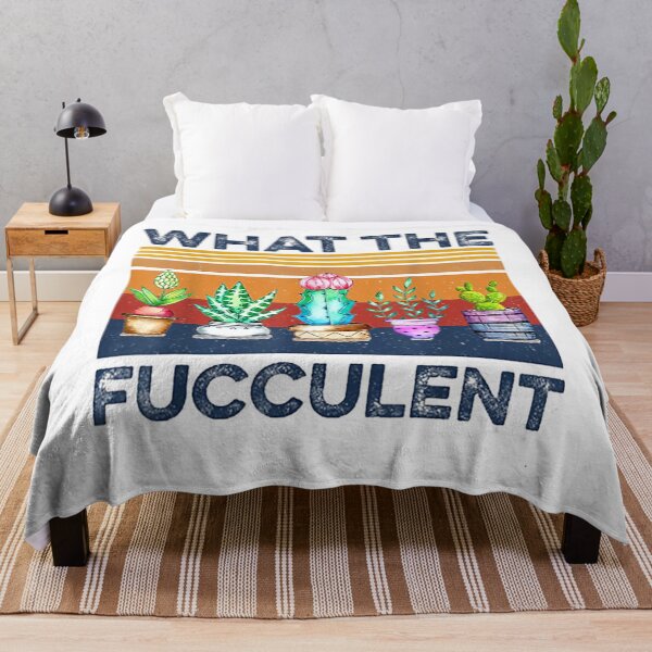 Item preview, What The Fucculent Cactus Succulents Plants Gardening  designed and sold by XuXue.