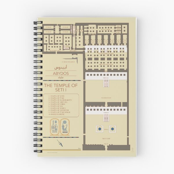 Item preview, INFOGRAPHIC: Temple of Seti I Abydos designed and sold by Aakheperure.
