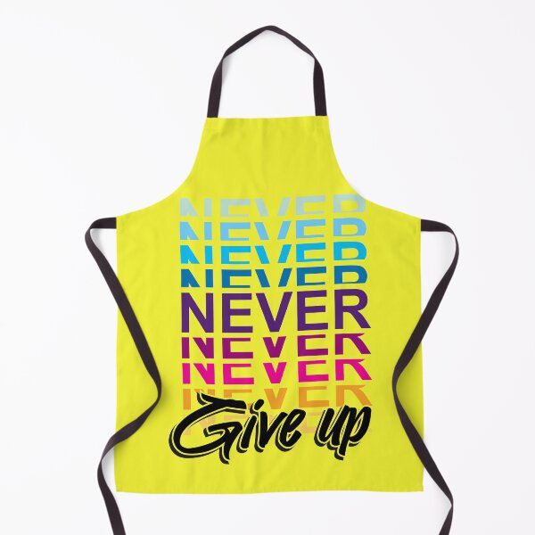 Aperçu de l'œuvre  Never Give Up - Bible Quote Christian Verse Faith Style Inspirational Sentiment in Beautiful Calligraphy créée et vendue par fredgarden8.