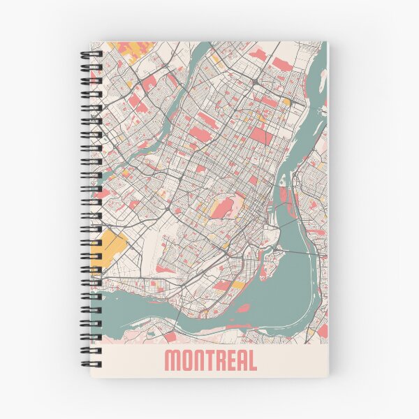 Item preview, Montreal - Canada Chalk City Map designed and sold by tienstencil.