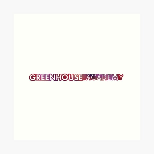 Greenhouse Academy Logo Art Print By Tiredtakachi Redbubble
