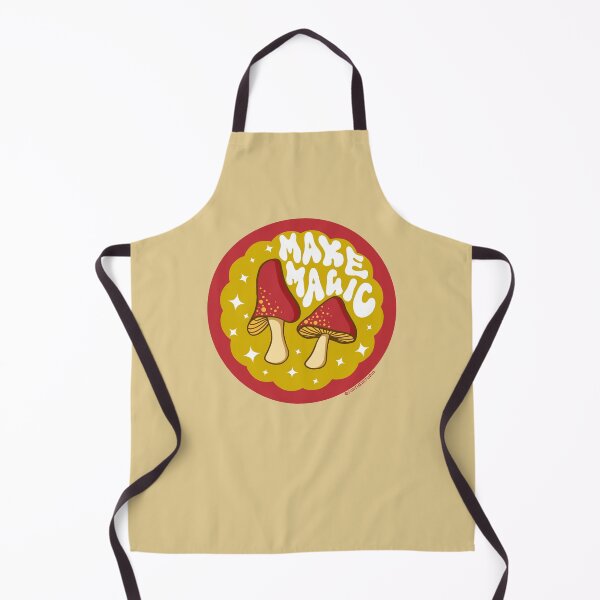 Item preview, Make Magic Groovy Mushroom Retro Psychedelic Design designed and sold by furtherstudio.