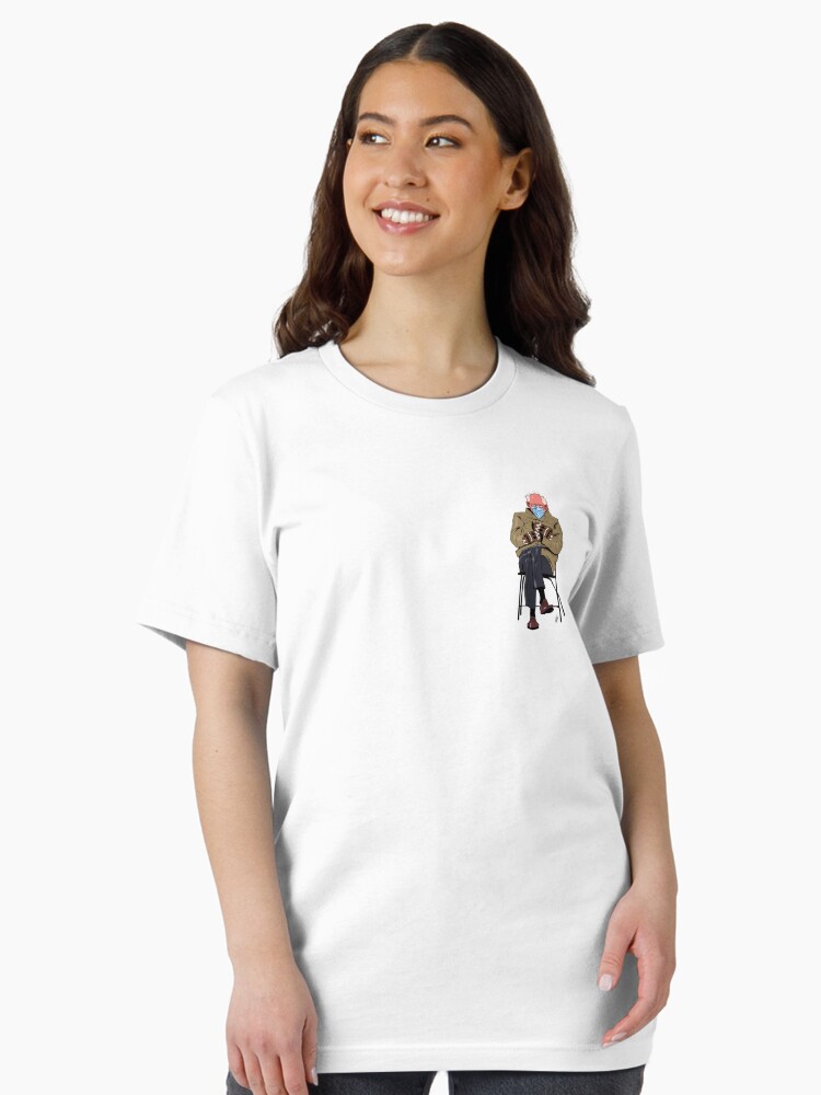 Thumbnail 2 of 7, Essential T-Shirt, Bernie's Mittens (Tiny Bernie) designed and sold by thatartchick.