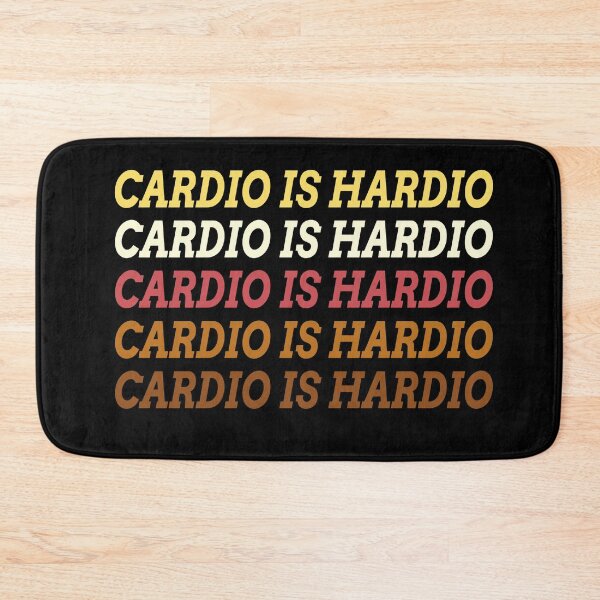 Item preview, Cardio is Hardio Funny Vintage Workout - Workout designed and sold by YueHeng Creates ⭐⭐⭐⭐⭐.