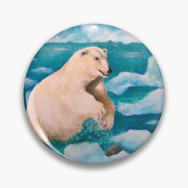 Item preview, Polar Bear acrylic artwork designed and sold by Bagsyrose.