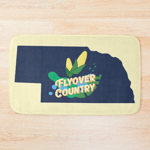 Item preview, Nebraska - Flyover Country - Cornhusker State designed and sold by ittybittyowl.