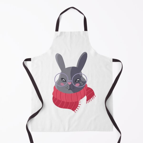 Item preview, Winter warmth rabbit in a red Scarf designed and sold by jasmineberry.