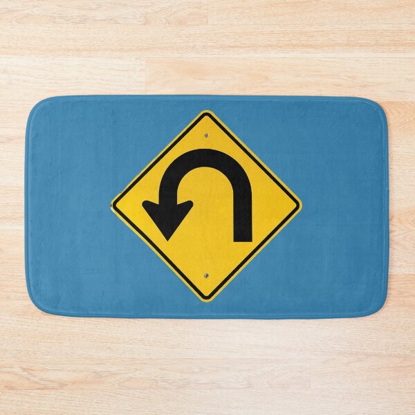 Item preview, Standard U Turn Street Sign accessories and housewares designed and sold by SignsAreReal.