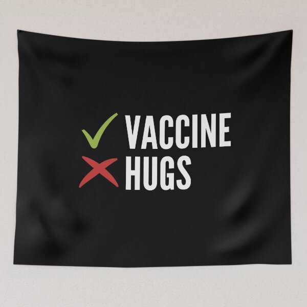 Item preview, Vaccines Yes Hugs No designed and sold by zonoma.