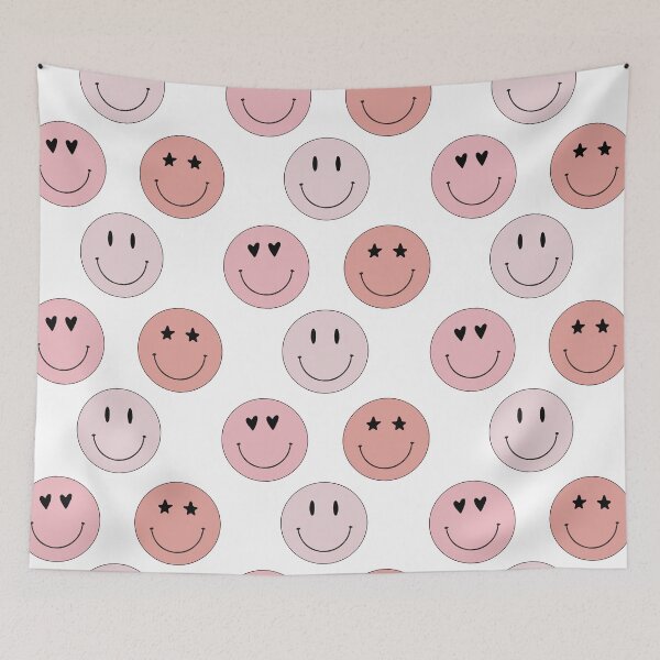 Item preview, pack of pink smiley faces  designed and sold by selinasherman.