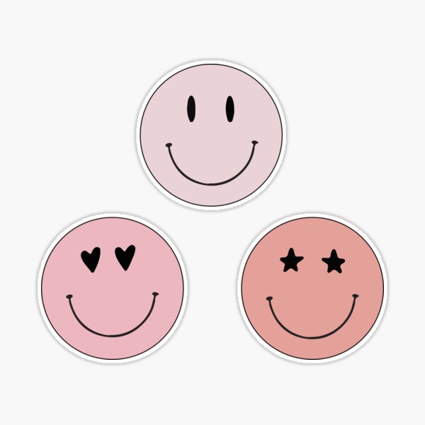 Colorful Happy Face And Smiling Star Small Stickers 20 Sheets