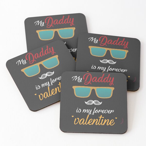 Item preview, My Daddy is my forever valentine:Valentine T-Shirt 2021,Boys Valentine Shirt,, Funny Gift for Her,parents Shirt,Cat Mom, kids shirt. designed and sold by comeonyassine21.