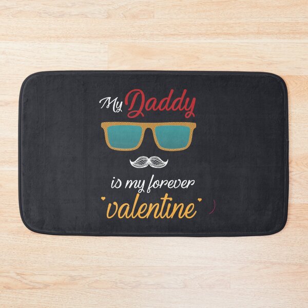 Item preview, My Daddy is my forever valentine:Valentine T-Shirt 2021,Boys Valentine Shirt,, Funny Gift for Her,parents Shirt,Cat Mom, kids shirt. designed and sold by comeonyassine21.