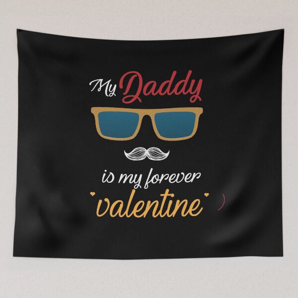 Item preview, My Daddy is my forever valentine:Valentine T-Shirt 2021,Boys Valentine Shirt,, Funny Gift for Her,parents Shirt,Cat Mom, kids shirt. designed and sold by comeonyassine21.