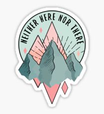 The Mountains Sticker