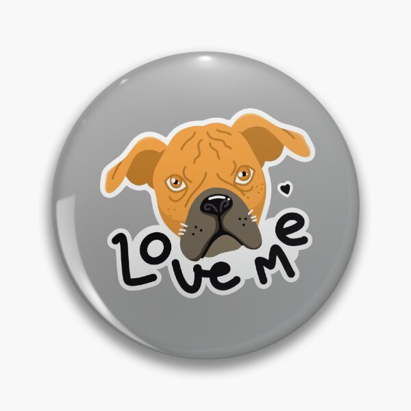 Item preview, Love me Bulldog (loose type and completely cute) designed and sold by jazzydevil.