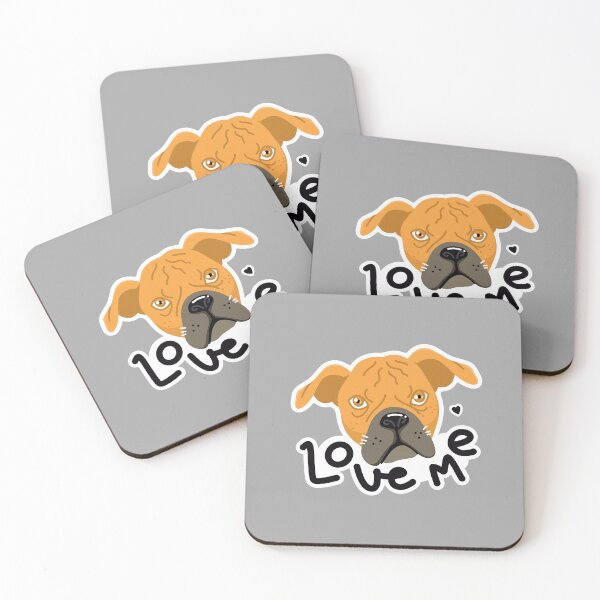 Item preview, Love me Bulldog (loose type and completely cute) designed and sold by jazzydevil.