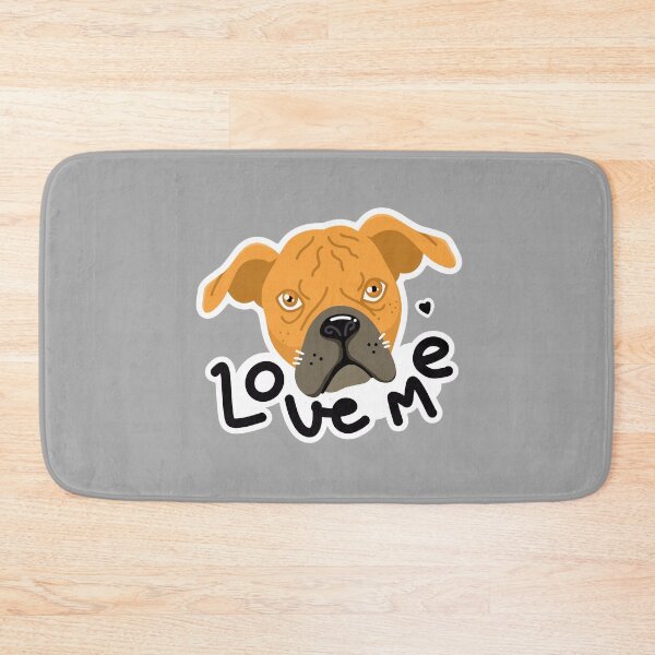 Item preview, Love me Bulldog (loose type and completely cute) designed and sold by jazzydevil.
